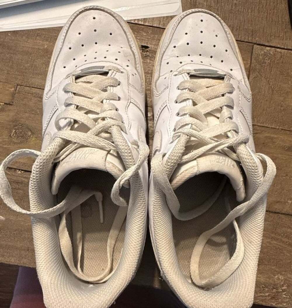 Nike Air Force 1 LE GS Low Triple White CW2288-111 Shoes Men Size 8